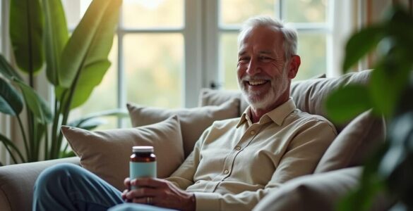 Natural prostate supplement for urinary comfort, energy and rest